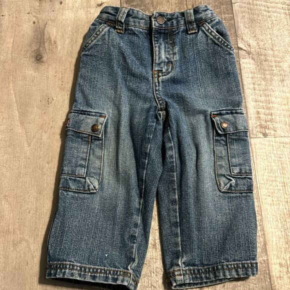 Levi's‎ Strauss signature Cargo jeans-size 18 months - Picture 2 of 11